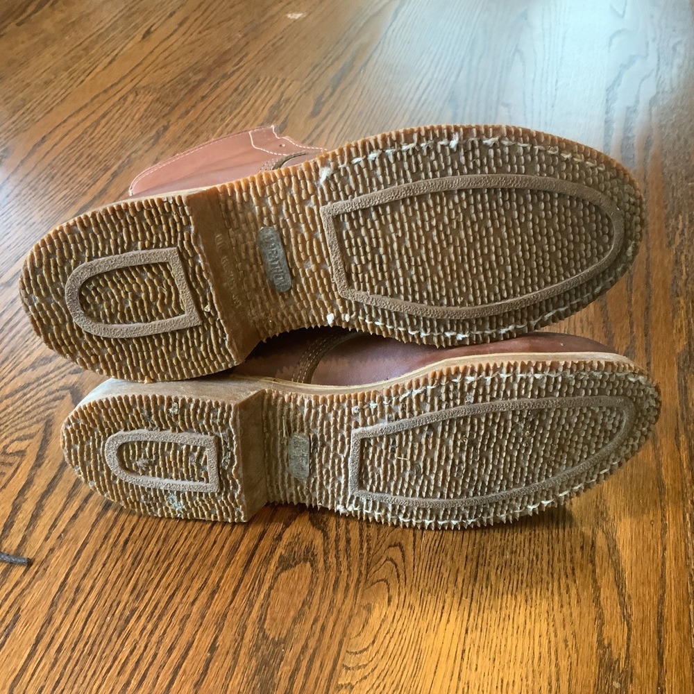 EH Safety & Supply Co. Brown Leather Boots Sz 11 D Work Safety Outdoor No Laces - Picture 7 of 10